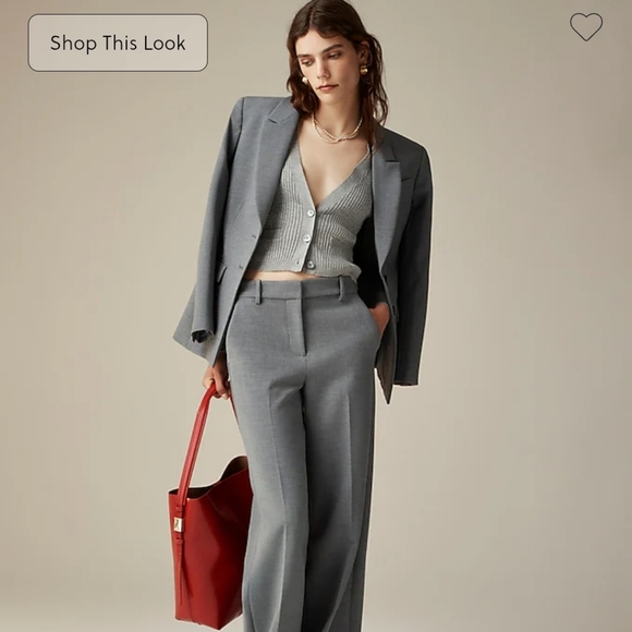 J Crew Madelyn blazer in four-season stretch CC289 Size 4 NWT Graphite - Picture 6 of 14